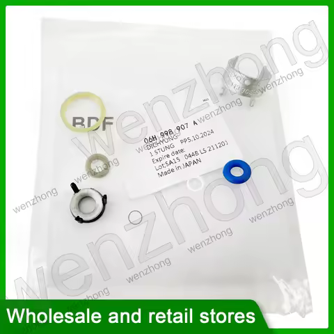 8pcs 06H998907A 06J998907D 06J998907B Fuel Injector O-ring Seal Kit For A4 Q5 Jetta CC 1.8 2.0T Car 