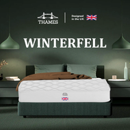 Thames [9นิ้ว] ที่นอนยางพารา Winterfell ที่นอน หุ้มผ้านุ่ม Pure Cotton Knit กันไรฝุ่น กันแบคทีเรีย แก้ปวดหลัง ที่นอนยางพาราแท้  latex mattress ที่นอน