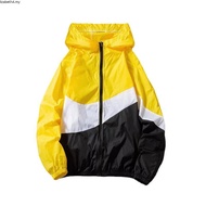 0396 HENRY Unisex Jacket Couple men women plus size sports sunscreen jacket windbreaker jaket sukan 