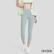 [ANDAR] Airywin Signature 7/8 length Leggings (Mint leaf) women clothes Korean andar Korea national yoga Sportswear Pilates gym