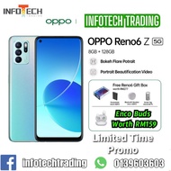 OPPO Reno6 Z 5G Smartphone | 8GB RAM + 128GB ROM | 30W VOOC Flash Charge 4.0 | Free Gift Worth RM735