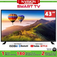 nsdfasa Nvision 32"/40"/43" Smart Tv With Youtube Netflix Bluetooth Wifi Android Led TV With Wall Bracket