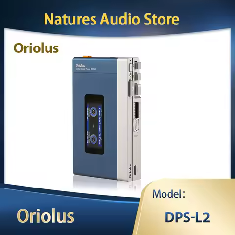 Oriolus DPS-L2 HiFi Music Player USB DAC Cassette Player Classic look ES9038 Pro DPS L2 Two-way Blue