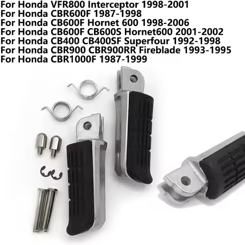 Motorcycle Front Foot Pegs Pedals Footrest For Honda VTR1000F VFR1200X DCT CBR250 CBR 250 CBR250R MS