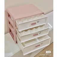 !! !! Mini Plastic Cabinet, Multi-Purpose Storage Cabinet, Cute and Convenient 3-Tier Underwear and 