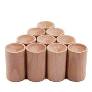 10 wooden pillars to help radiate fragrance in the room, size 2.5x4, 5cm
