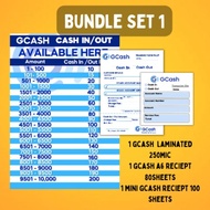 gcash rate/receipt set bundle