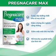 Multivitamins For Pregnacare Max, Uk (84 Tablets) Vitamin C, D3, DHA, Folic Acid Supplement For Pregnant Women, Postpartum Mothers