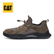 Caterpillar breathable mesh leather sports shoes CAT mens casual shoes jogging shoes