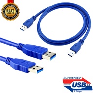 USB 3.0 A Male USB to A Male USB Cable High Speed Data Transfer Cord - 0.5M/1.0M/1.5M/3.0M