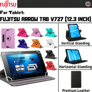 Casing Fujitsu Arrow Tab V727 12.3 Inchtablet with Vertical Stand Horizontal Premium Leather