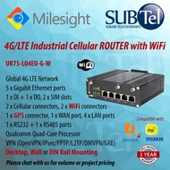 Milesight UR75-L04EU-G-W 4G LTE Industrial Cellular Gigabit Router Ultra UR75 3G Wall DIN Rail Mount