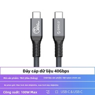 Dây Cáp Type-C Thunderbolt 4 USB4 Chức Năng Đầy Đủ 8K Hiển Thị Sạc PD100 Kết Nối
