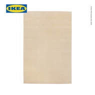 IKEA BUSSFIL KARPET BULU TIPIS KREM 200X300 CM-Pictura Store