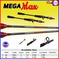 EUPRO MEGA MAX MAC602-MAC662 BAITCASTING ROD | CASTING | BC BC BC BC | FUJI FUJI
