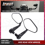 For Honda CB400 2023 Adjustable Rearview Mirror CB400SF CB400SB 1992+ Motorcycle Accessories Handleb
