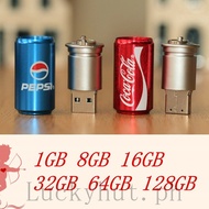♥【Readystock】 + FREE Shipping+ COD ♥ Flash Drive 512GB 256GB 128GB 64GB 32GB 16GB 8GB 1GB Novelty Drinks in Can Pen Pendrive Storage Gift Memory Stick USB 2.0