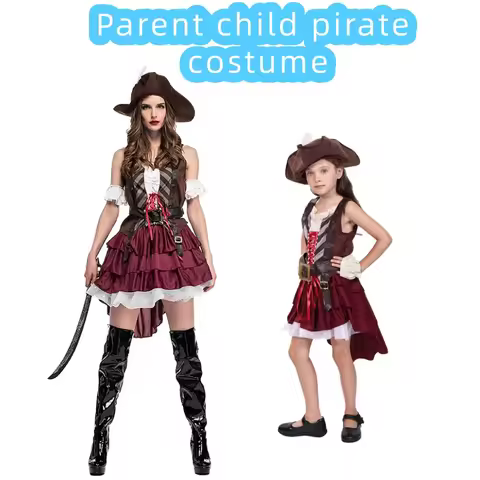 Children, Adults, Caribbean Pirates, Character Costumes Female Somali Pirates, Pirate Suits, Game Co
