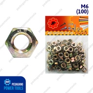 M 6 NUT - JP M6 BOLT NUT CONTENTS 100 PCS