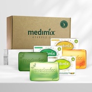 MEDIMIX原廠正貨-印度精粹草本精油皂9入年節禮盒(三色綜合款)