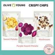 [Olive Young]Delight Project Crispy Chips Sweet Potato/Purple Sweet Potato/Oyster Mushroom Olive young Korea