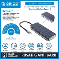 CODE B ORICO 7in1 Type C Hub USB 3.0 HDMI TF SD - WB-7P