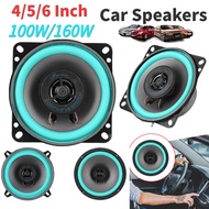 ♥4/5/6 Inch Car Speakers HiFi Coaxial Subwoofer 100W/160W Car Audio Music Stereos Full Range Fre ☇☄