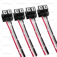 4Pcs Ceramic H7 Socket Connector Base Adapter Female Plug Wiring Harness Cable For Car H7 Headlights