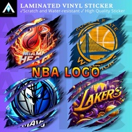 NBA LOGO “SCRATCH STICKER” BASKETBALL STICKERS LAMINATED VINYL STICKERS ANIMEHOLIC