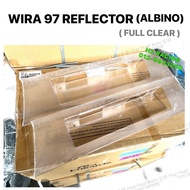 WIRA 97 (sedan) REFLECTOR REF NO PLATE COVER HOLDER ( TRANSPARENTA ALBINO ) FULL CLEAR WHITE 95 MD
