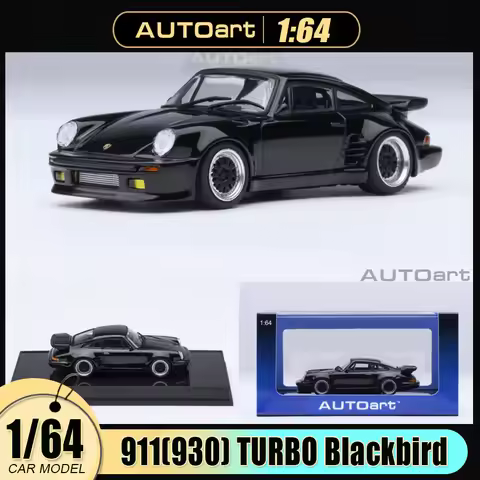 AUTOart Diecast 1/64 Scale 911/930 Turbo "Black Bird"‌ Car Model Of Holiday Gifts Company Gifts