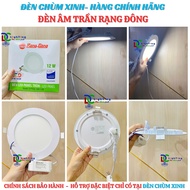 [ ĐÈN CHÙM XINH ] Đèn LED Âm Trần Panel Tròn  Rạng Đông DPT03L 160/12W chính hãng lắp nhà ở