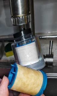 全新過濾水龍頭淨水器$50包5個過濾棉