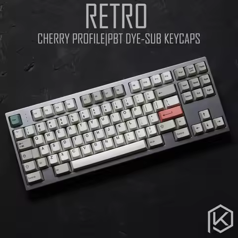 9009 colorway 169 Cherry profile Dye Sub Keycap Set thick PBT plastic keyboard gh60 xd60 xd84 cospad