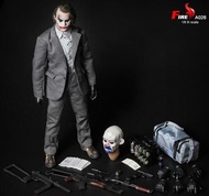 Fire / 蝙蝠俠 小丑 Joker 1/6 打劫版 figure not hottoys enterbay