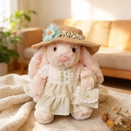 Only Baby Clothes/Bonnie Rabbit Doll Baby Clothes Flower Sun Hat Gabriel Rabbit Plaid Skirt 31cm Dol