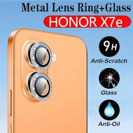 Metal Camera Lens For Honor X7e X7 e X 7e X7E HonorX7e 4G 5G 2026 9H HD Aluminium Alloy Glitter Diam