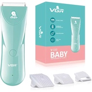 VGR V-150 Children Hair Clipper Hairdresser Ultra-quiet Saving Electronic Hair Trimmer Baby Hair Tri