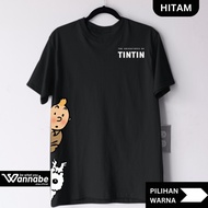 COMIC T1NT1N 45 SIZE S - 7XL ADULT BIGSIZE JUMBO PREMIUM AND CHILDREN'S T-SHIRT 2 - 13 YEARS