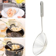 1Pc Kitchen Tools Colanders & Strainer Colander Stainless Handle Strainer Sifter Colander