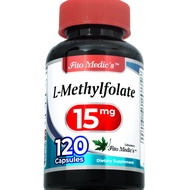 FITO MEDIC'S Lab | methylfolate |120 capsules | 15000 mc |15 mg | folate | folate supplement | methy