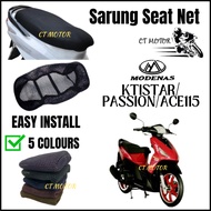 ct motor Modenas KTISTAR / PASSION125 / ACE115 Seat Cover Net Sarung Kusyen Jaring Motosikal