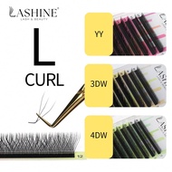 Lashine 12 Rows 0.07MM L Curl 7-13mm Mix Lashes YY/3DW/4DW/5DW/6DW Shape Lashes Natural Soft Lash Te