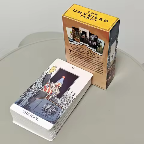 80 Pcs Tarot Cards (with 2 Special Cards) The Unveiled Tarot Pocket Edition 10.3*6cm