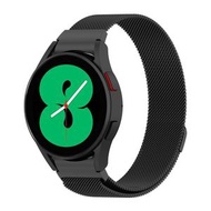 全城熱賣 - 適用於三星 Galaxy Watch 5 Pro 45mm 米蘭錶帶腕帶（黑色）