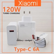 Charger Xiaomi Original 120 Watt Turbo Charge Type C 6A Cesan for
