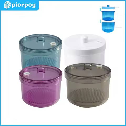 PIORPOY Dental Tools Dental Disinfection Box Burs Block Drills Sterilization Box Heat-Resistant Net 