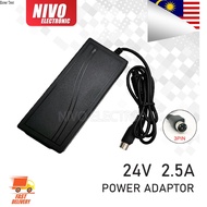 3 PIN 24V 2A / 2.5A POWER ADAPTOR  Epson Printer Power Adaptor for Barcode Printer