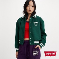 Levis Gold Tab金標系列 女款 羊毛翻領外套 綠 人氣新品