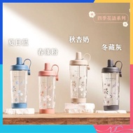 🌟全新🌟酷力杯 台灣 瑞可 Ricocafe TRITAN 四季花語透明杯 (4色) 900ml COOLID LITE CUP 限定版 減塑 環保水杯 飲品